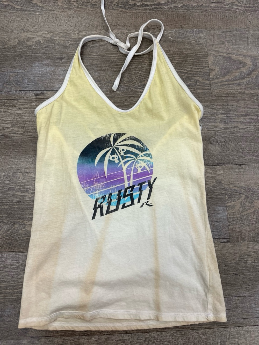 Vintage Rusty Halter Top